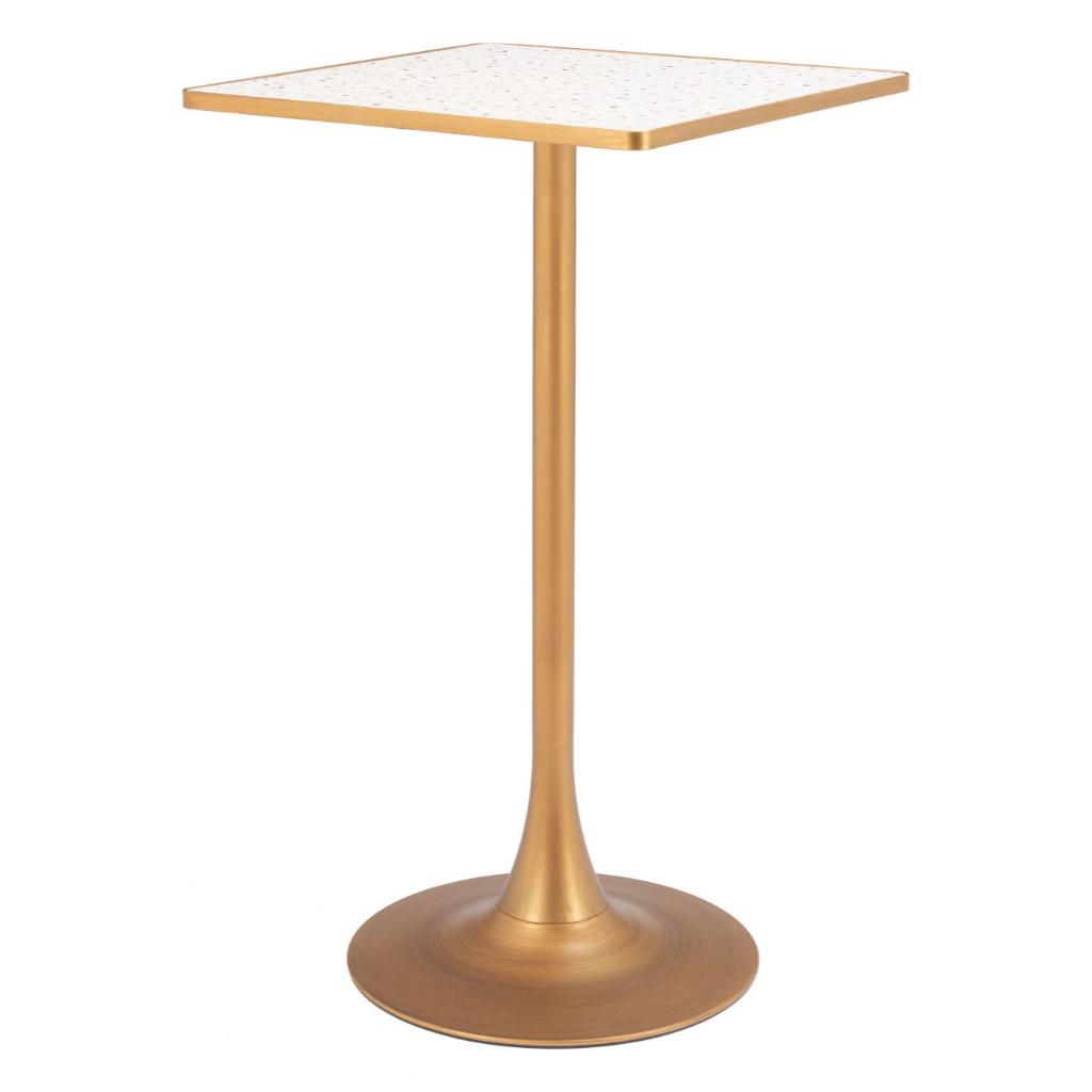 Zuo Modern Spot Wood Top Square Bar Table