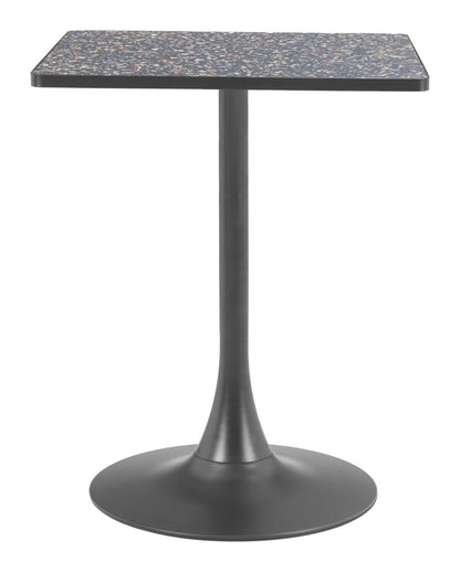 Zuo Modern Spot Wood Top Square Bistro Table