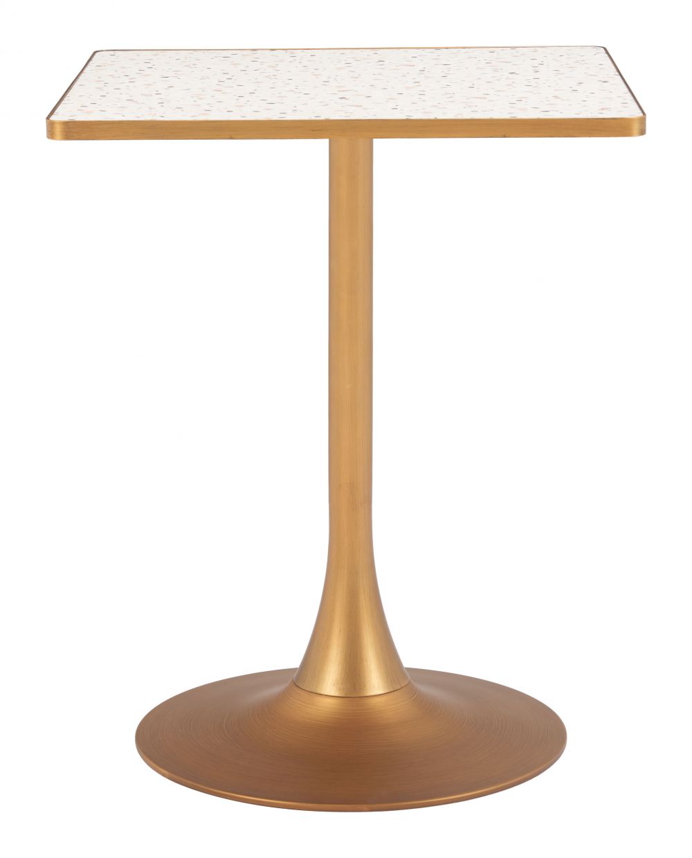 Zuo Modern Spot Wood Top Square Bistro Table