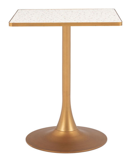 Zuo Modern Spot Wood Top Square Bistro Table