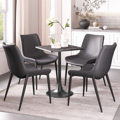 Zuo Modern Spot Wood Top Square Bistro Table