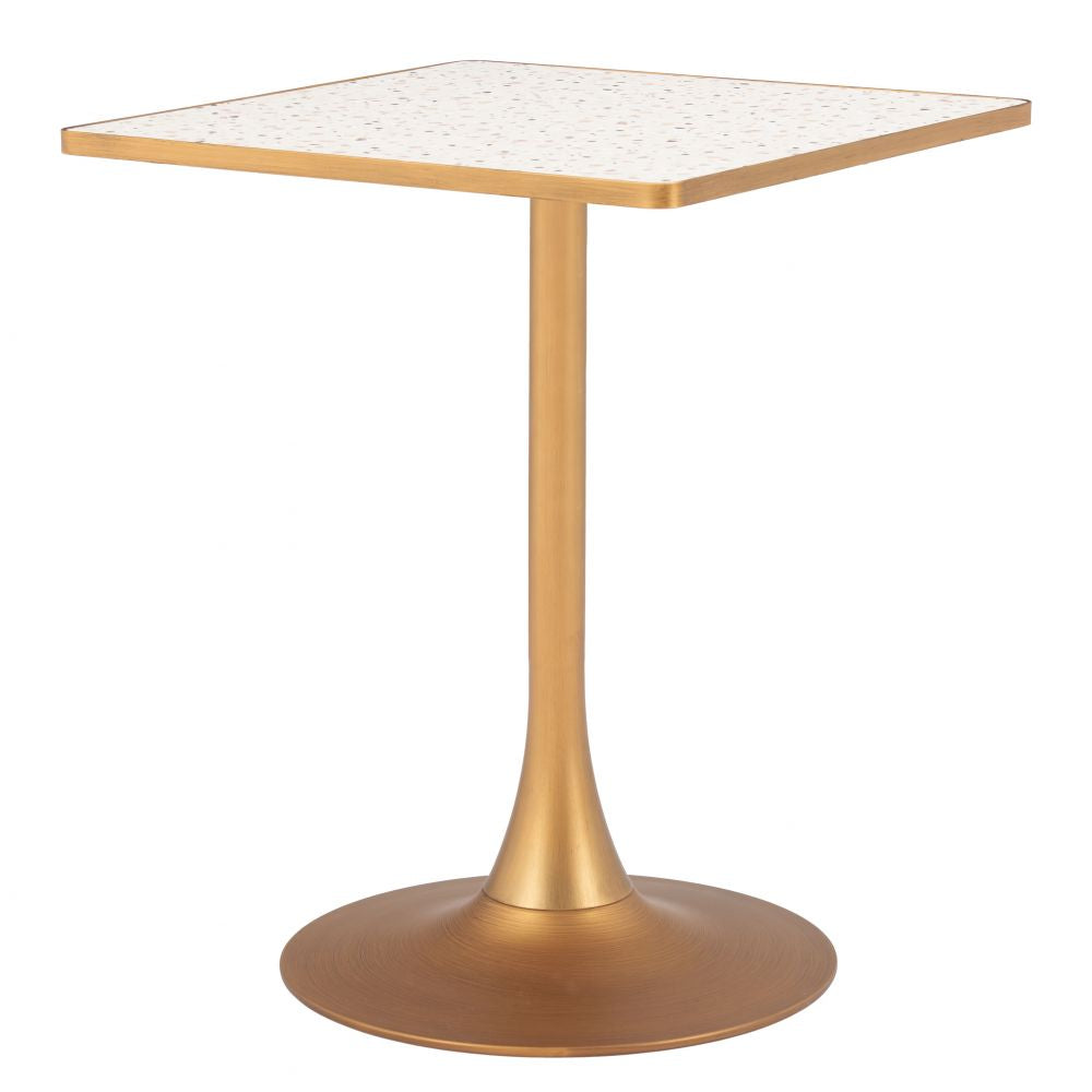 Zuo Modern Spot Wood Top Square Bistro Table