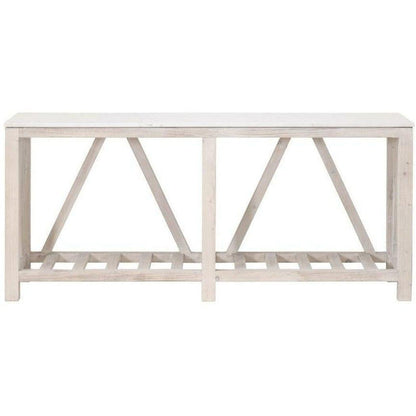 Spruce Console Table White Wash Pine White Quartz Console Tables Sideboards and Things By Essentials For Living