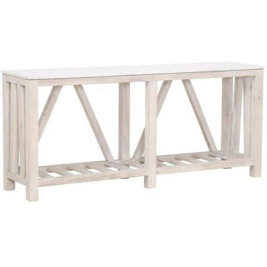 Spruce Console Table White Wash Pine White Quartz Console Tables Sideboards and Things By Essentials For Living