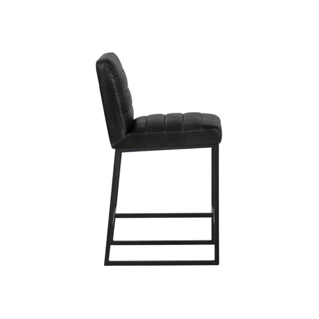 SUNPAN Spyros Leather Counter Stool