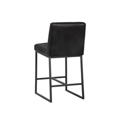 SUNPAN Spyros Leather Counter Stool