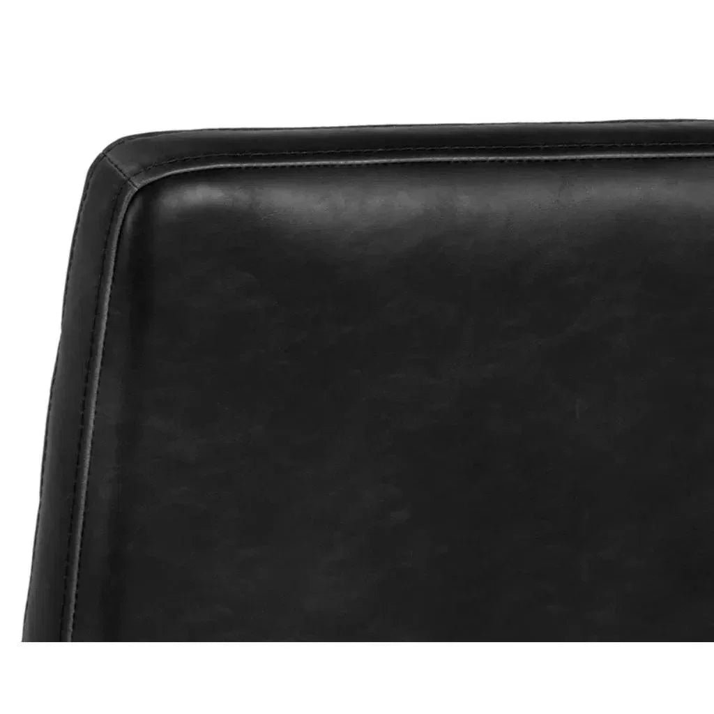 SUNPAN Spyros Leather Counter Stool