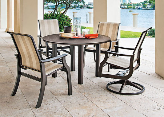Telescope St Catherine Sling Round Outdoor Dining Set 5PC