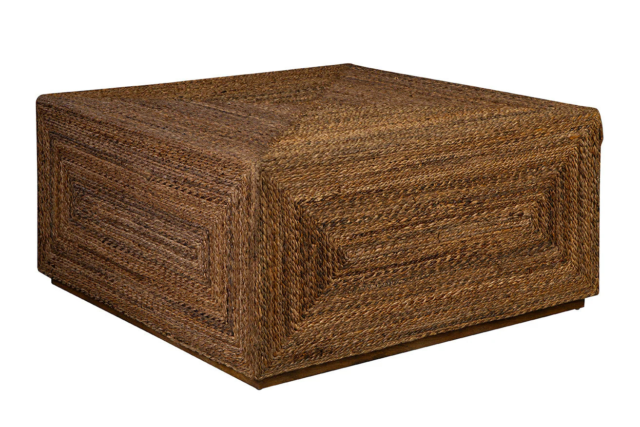 Furniture Classics St. Lucie Banana Leaf Square Cocktail Table