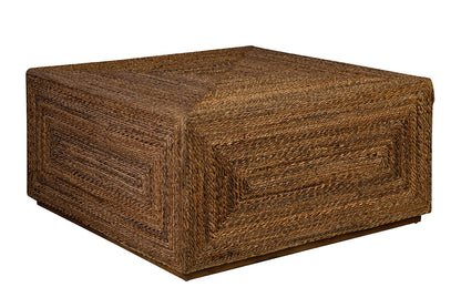 Furniture Classics St. Lucie Banana Leaf Square Cocktail Table