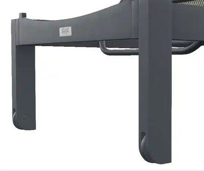 Leeward MGP Sling Long Stacking Armless with Wheels