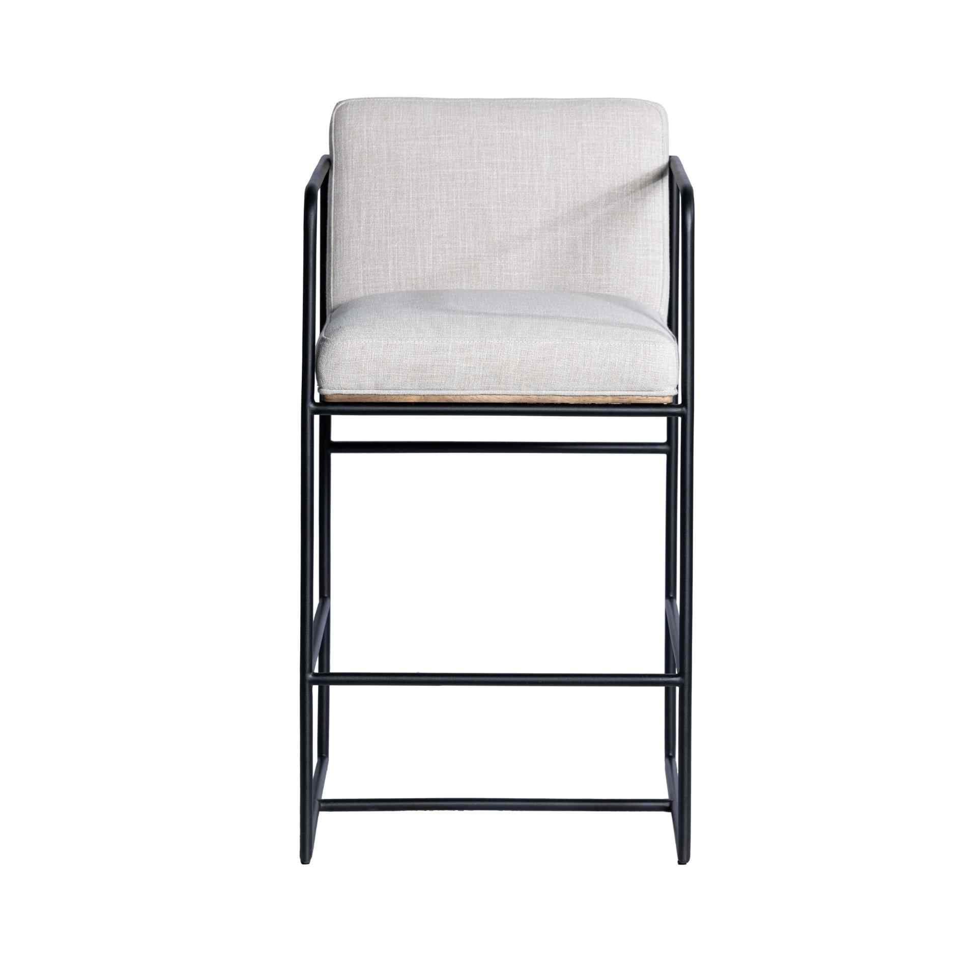 Mercana Stamford Leather Seat Counter Stool 2PC