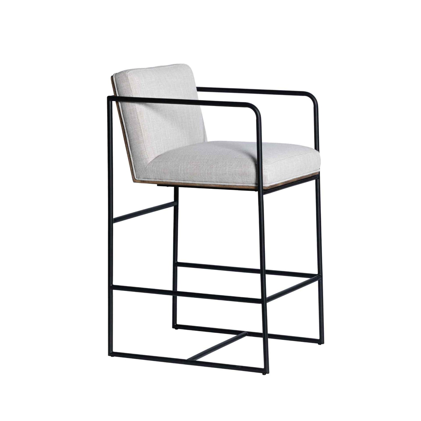 Stamford Leather Seat Counter Stool 2PC