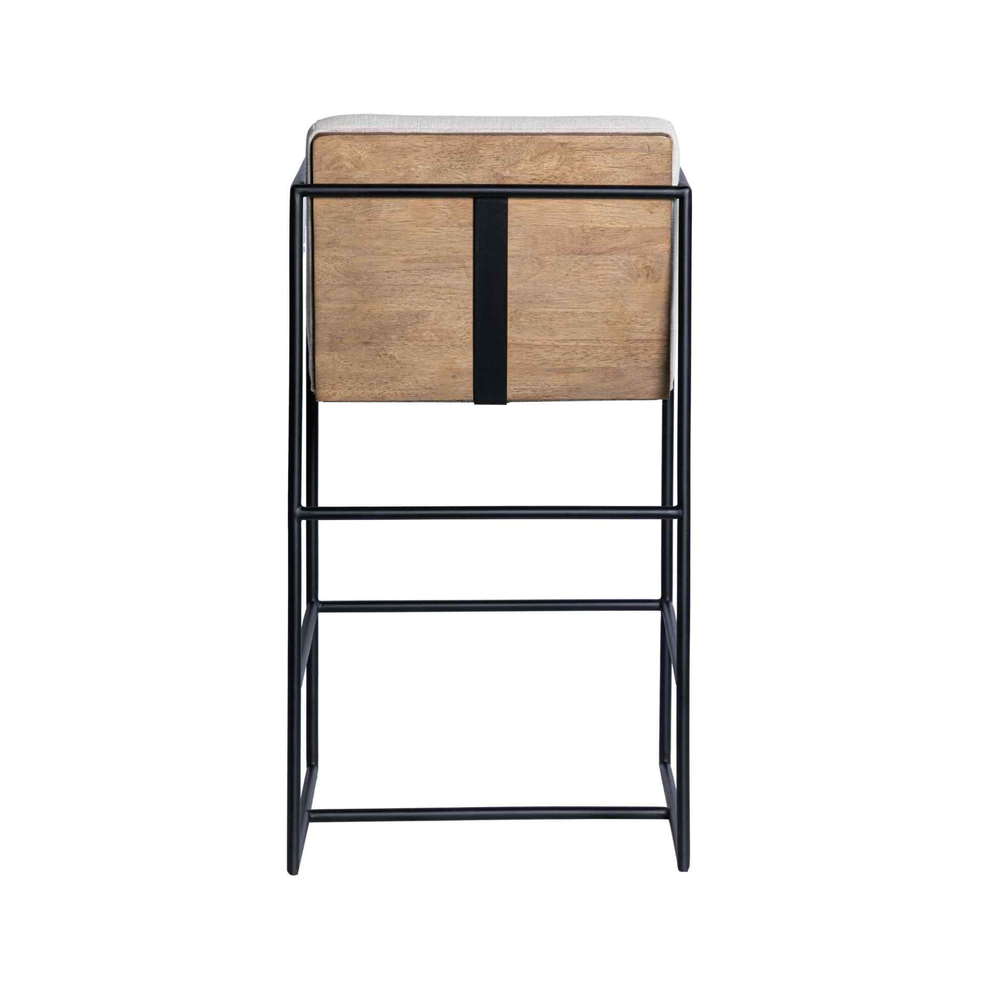 Mercana Stamford Leather Seat Counter Stool 2PC