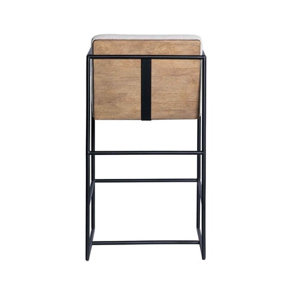 Mercana Stamford Leather Seat Counter Stool 2PC