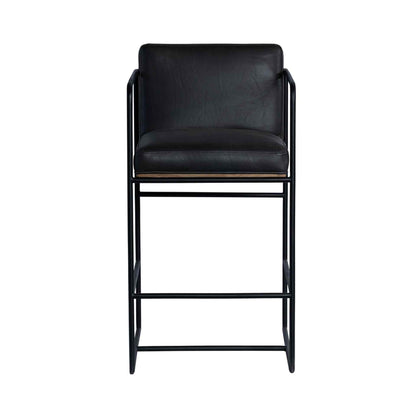 Stamford Leather Seat Counter Stool 2PC
