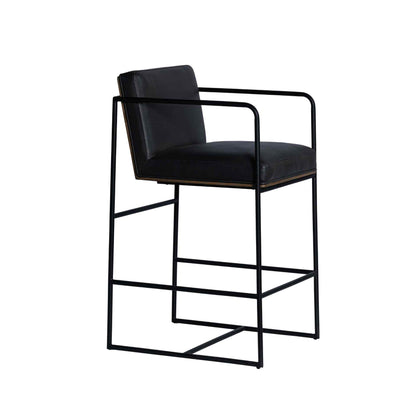 Stamford Leather Seat Counter Stool 2PC