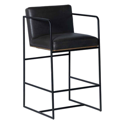 Mercana Stamford Leather Seat Counter Stool 2PC