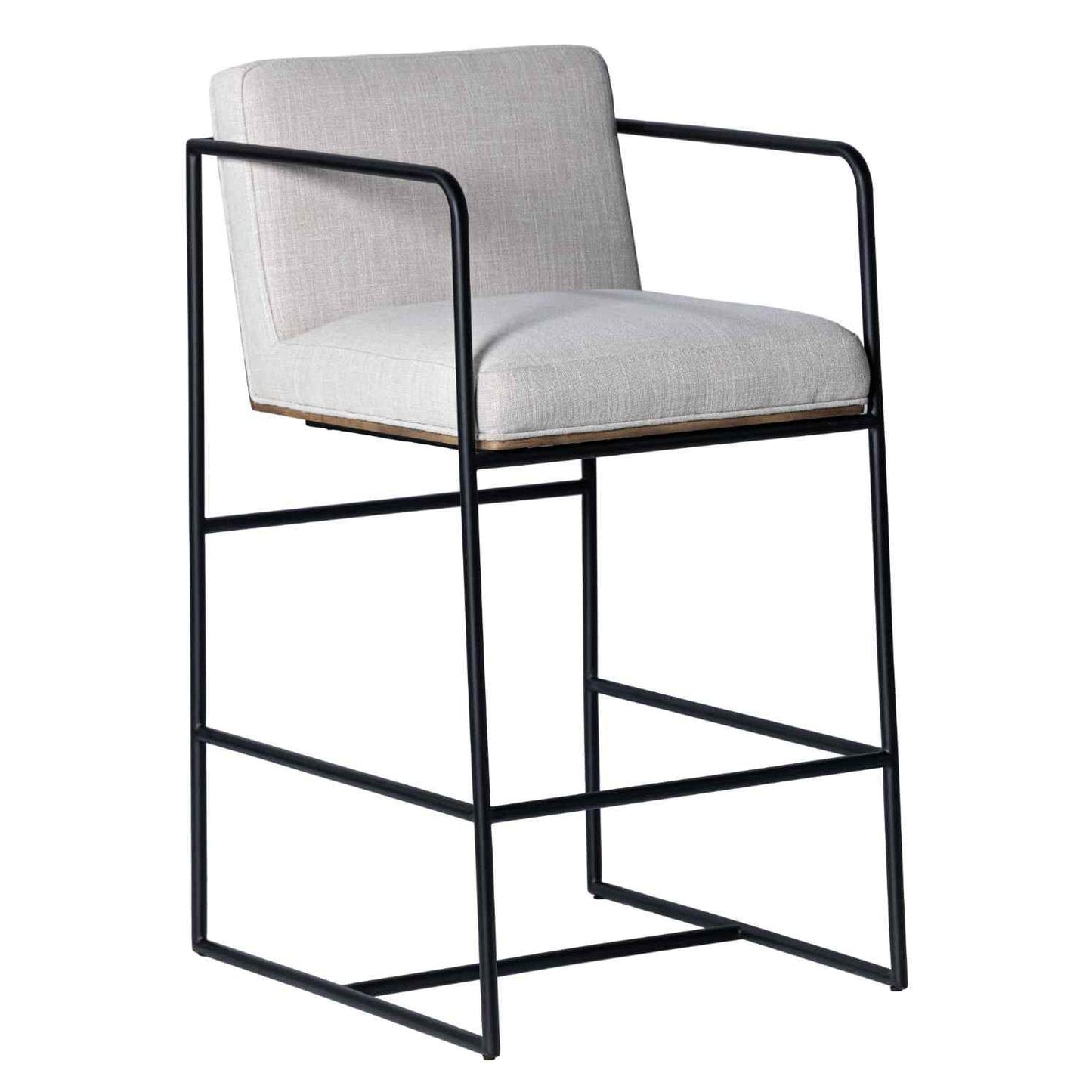 Mercana Stamford Leather Seat Counter Stool 2PC