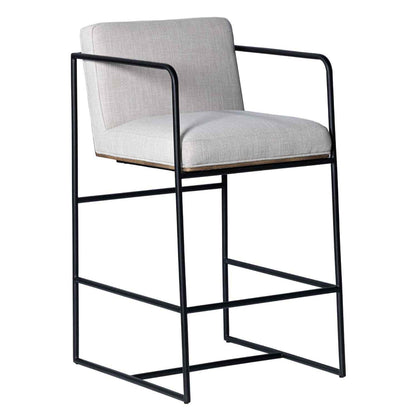 Mercana Stamford Leather Seat Counter Stool 2PC