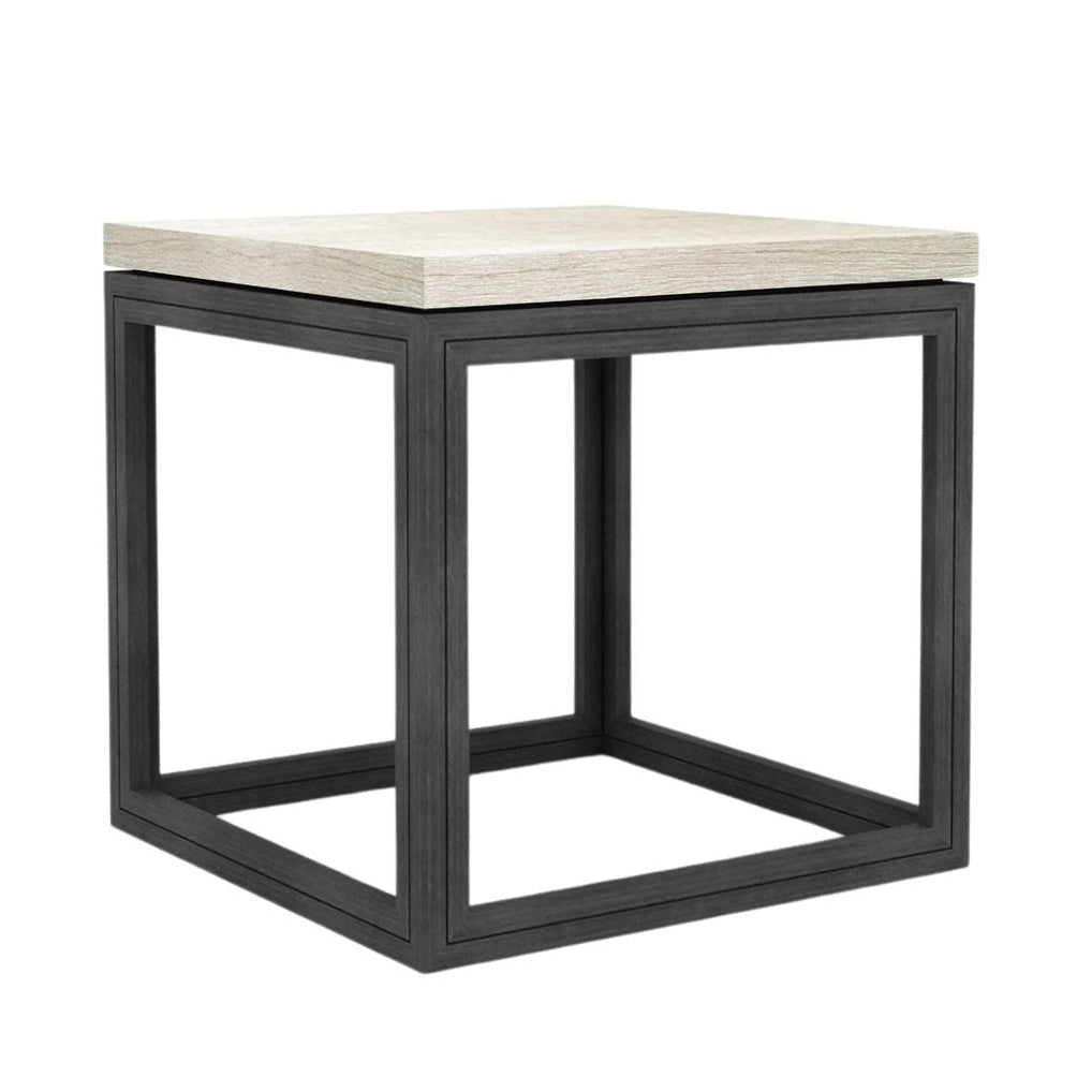 LH Home Starlight Wooden Square Side Table