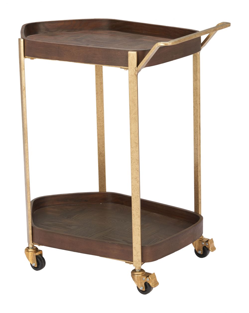 Zuo Modern Stela Steel Frame Bar Cart