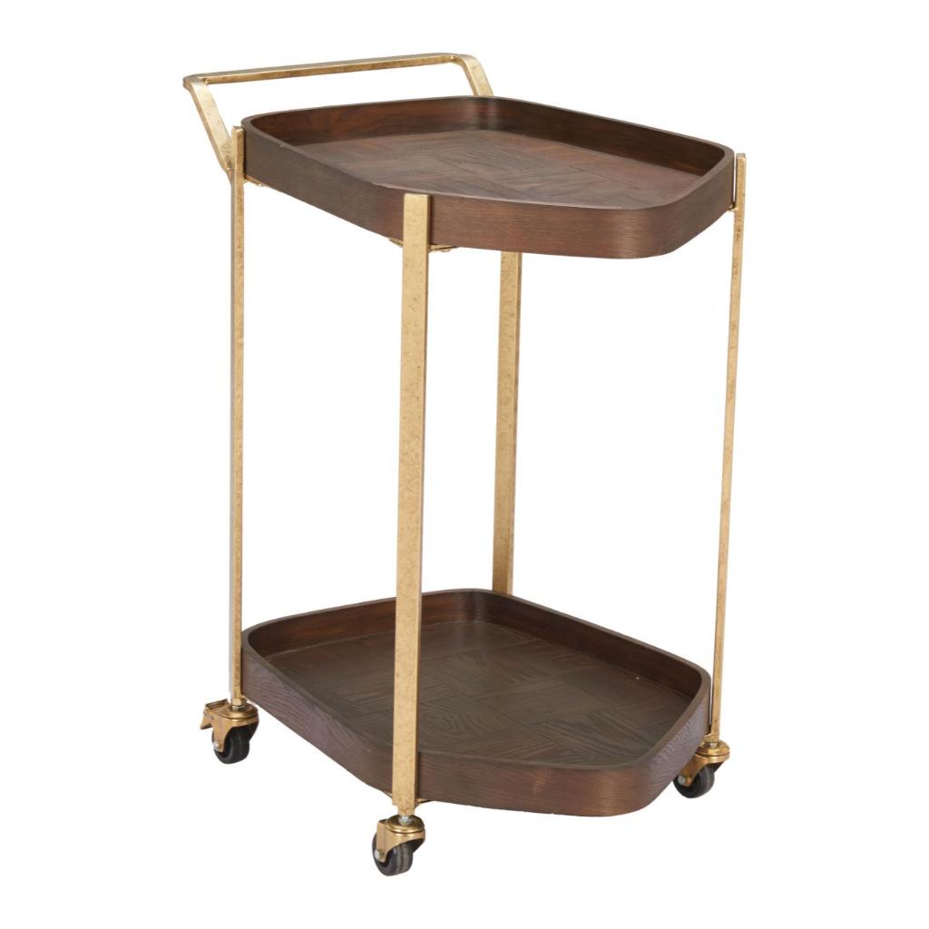 Zuo Modern Stela Steel Frame Bar Cart