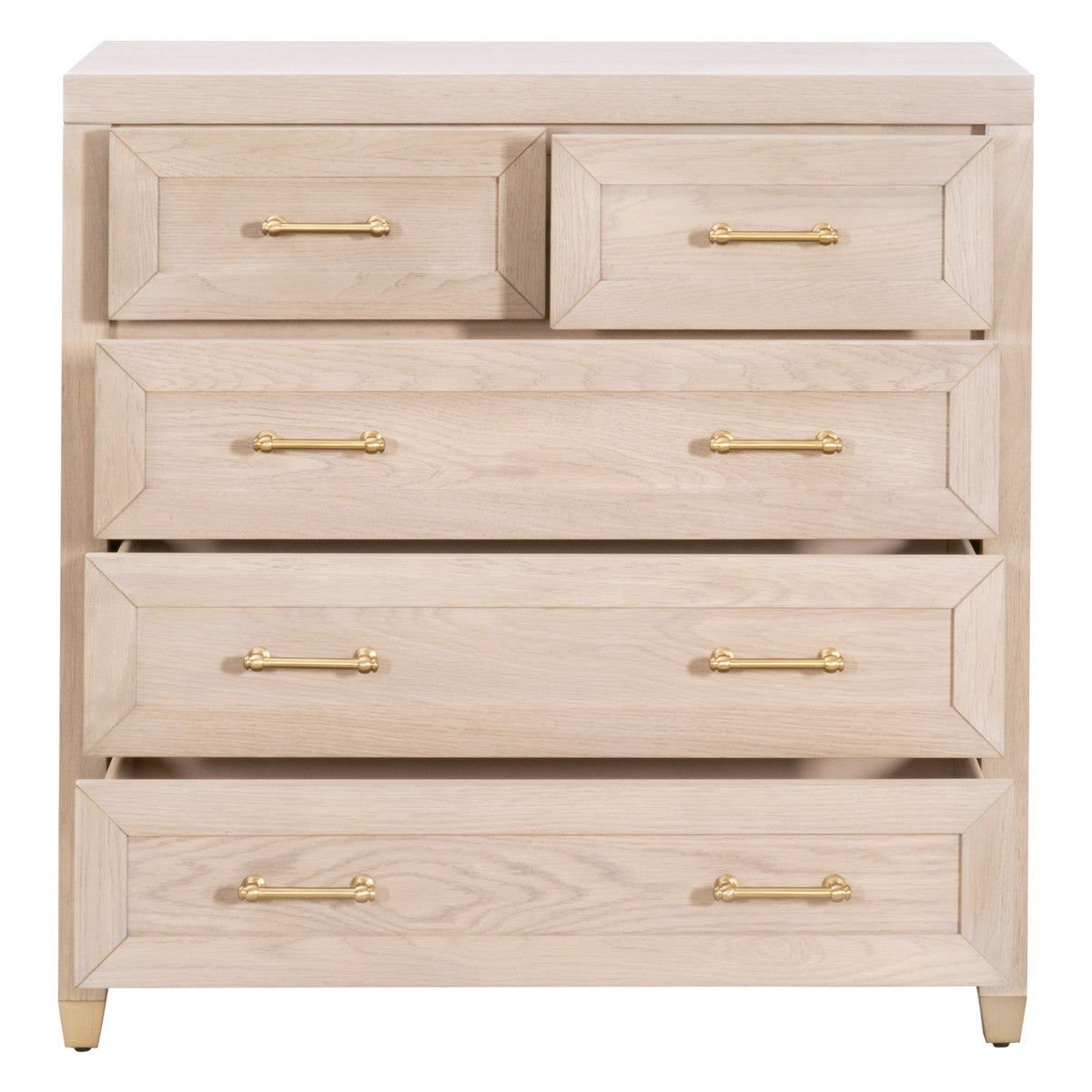 Stella 5-Drawer High Chest-Dressers-Essentials For Living-Sideboards and Things