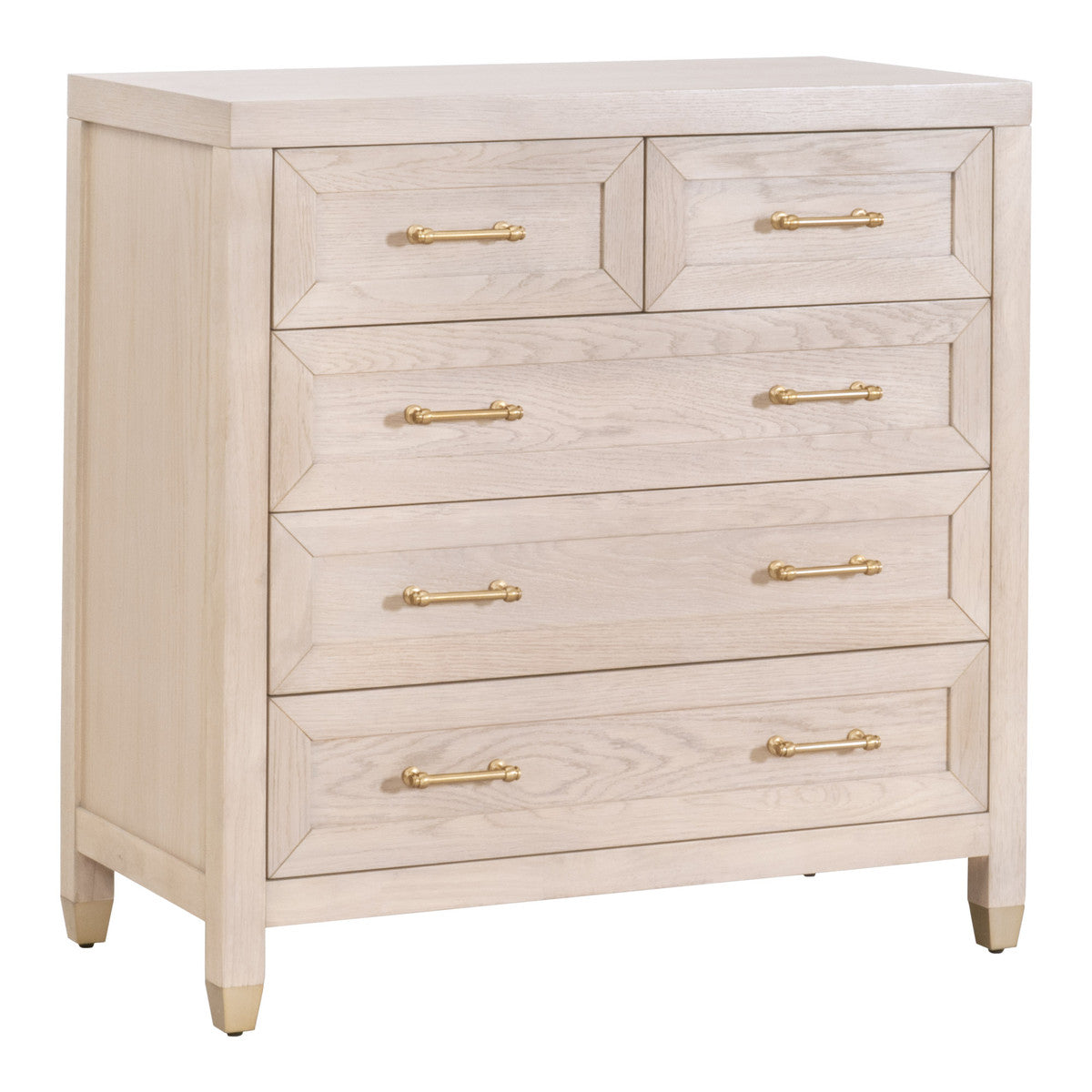 Stella 5-Drawer High Chest-Dressers-Essentials For Living-Sideboards and Things