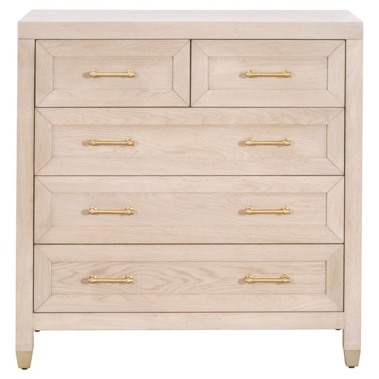 Stella 5-Drawer High Chest-Dressers-Essentials For Living-Sideboards and Things