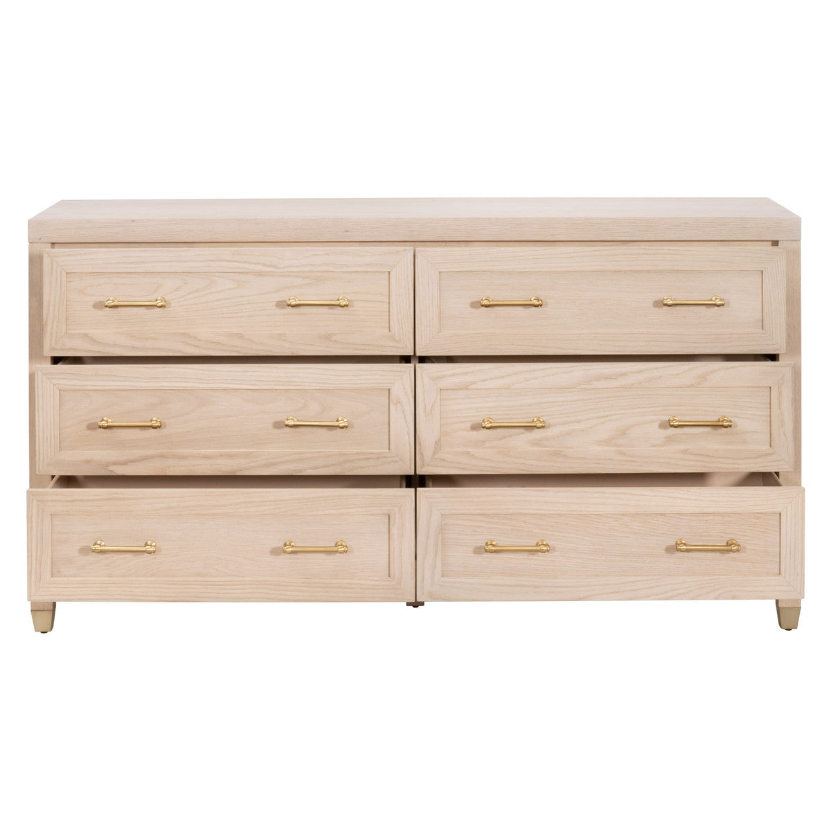 Stella 6-Drawer Double Dresser-Dressers-Essentials For Living-Sideboards and Things