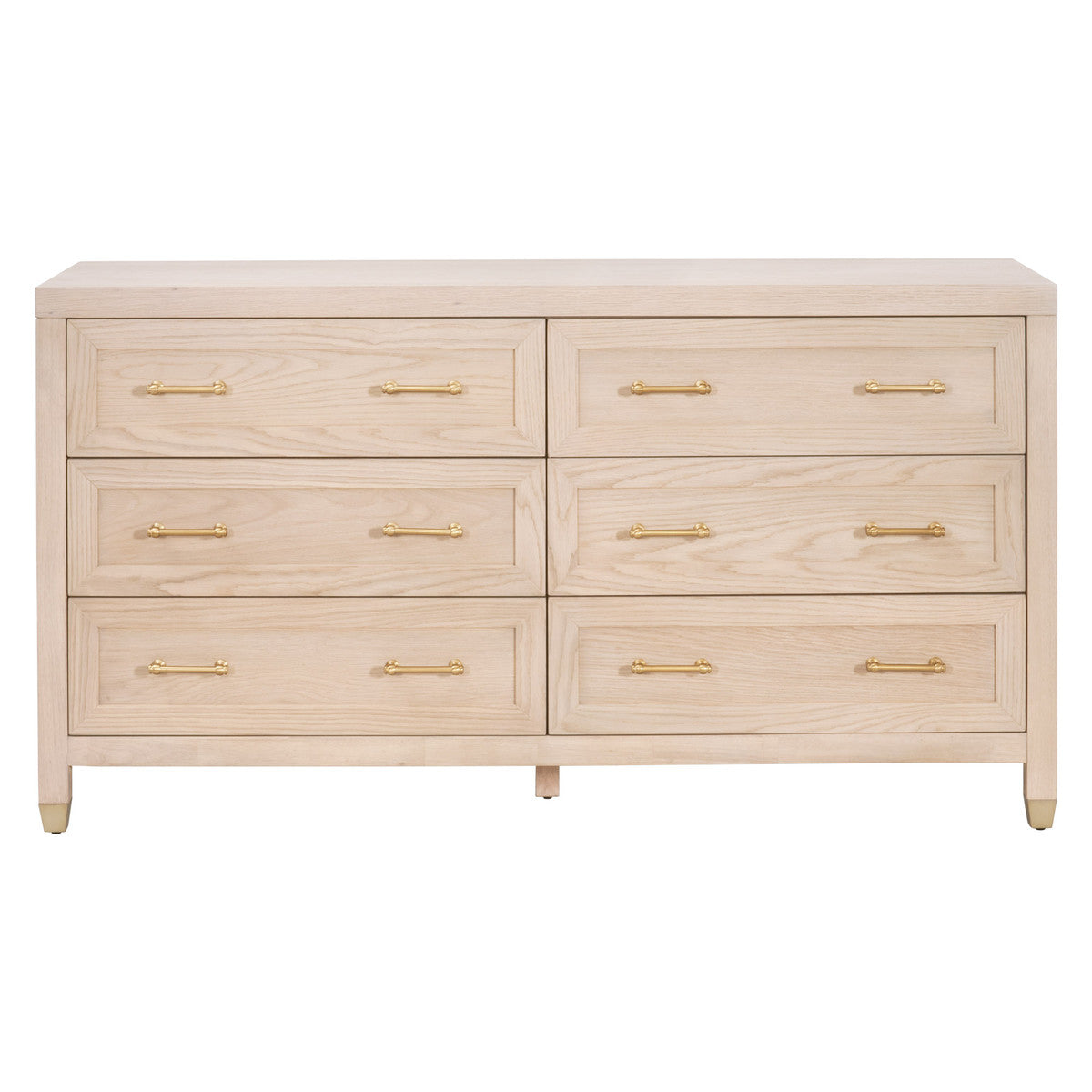 Stella 6-Drawer Double Dresser-Dressers-Essentials For Living-Sideboards and Things