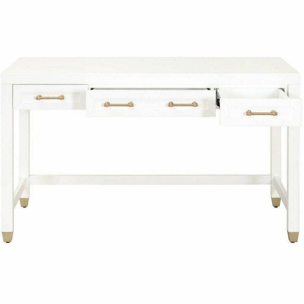 Stella Desk With Drawers White Home Office Desks Sideboards and Things By Essentials For Living