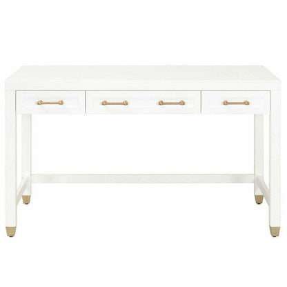 Stella Desk With Drawers White Home Office Desks Sideboards and Things By Essentials For Living