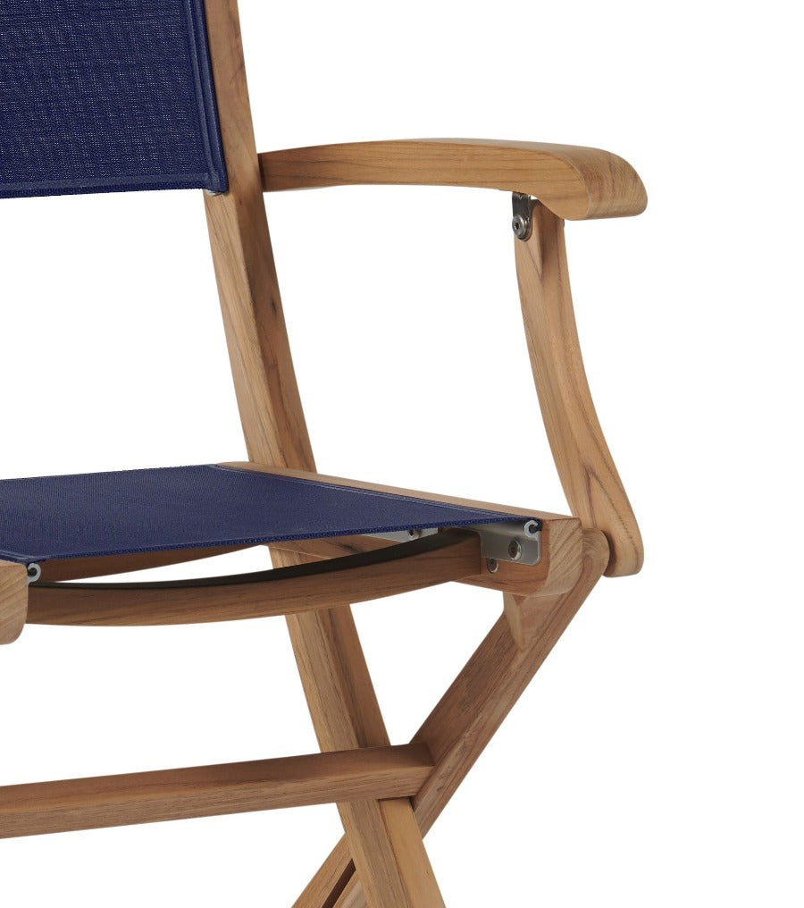 Stella Teak Outdoor Folding Armchair-Outdoor Dining Chairs-HiTeak-Sideboards and Things