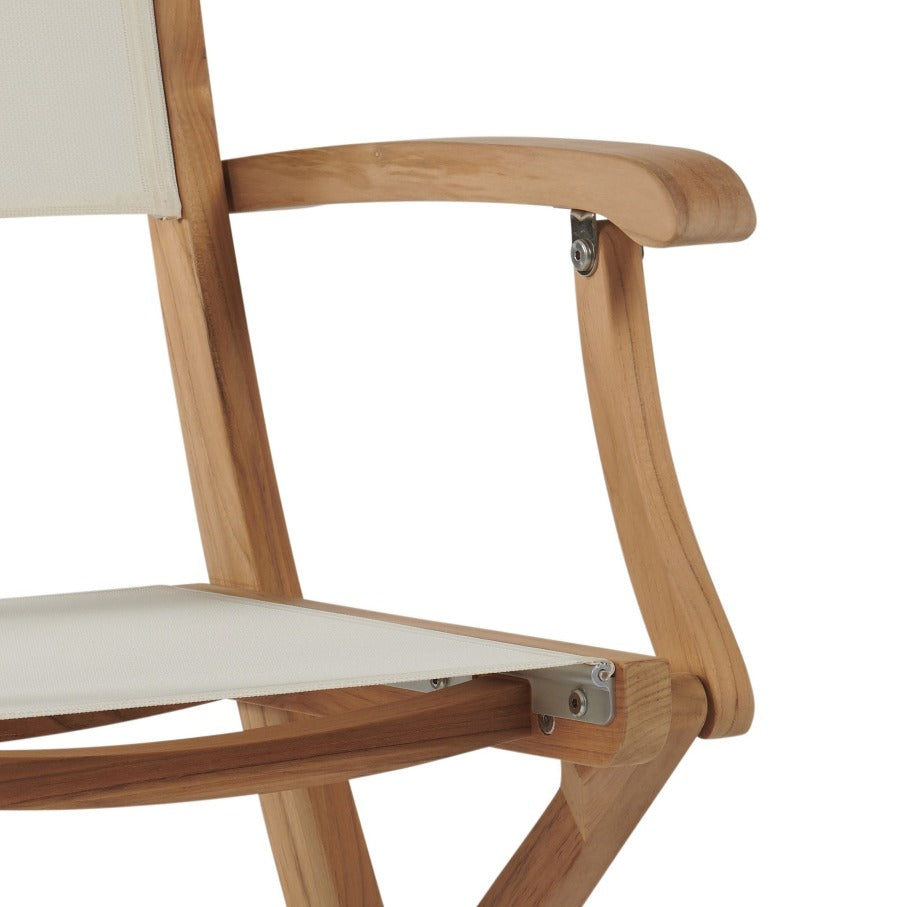 Stella Teak Outdoor Folding Armchair-Outdoor Dining Chairs-HiTeak-Sideboards and Things