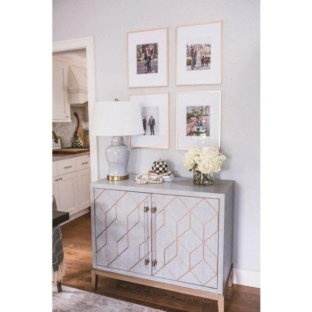 Bassett Mirror Stemware Holders Home Bar Cabinet