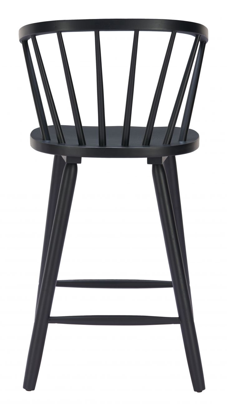 Zuo Modern Stenger Painted Wooden Counter Stool 2PC
