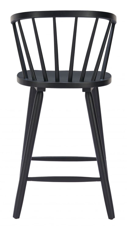 Zuo Modern Stenger Painted Wooden Counter Stool 2PC