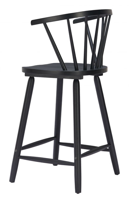 Zuo Modern Stenger Painted Wooden Counter Stool 2PC