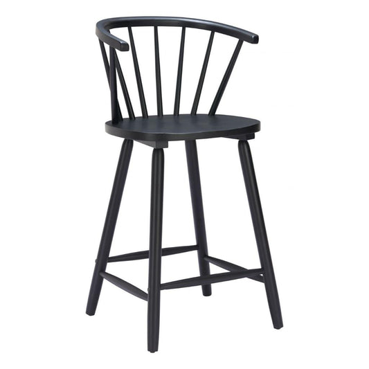 Zuo Modern Stenger Painted Wooden Counter Stool 2PC