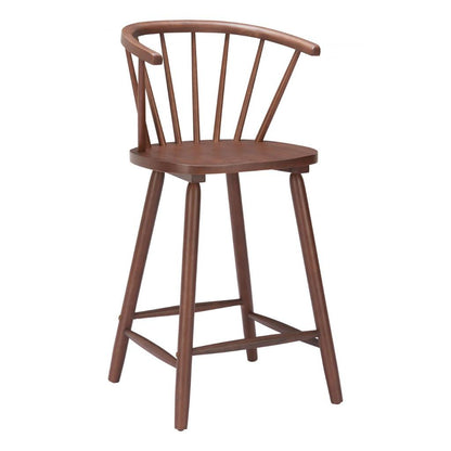 Zuo Modern Stenger Painted Wooden Counter Stool 2PC