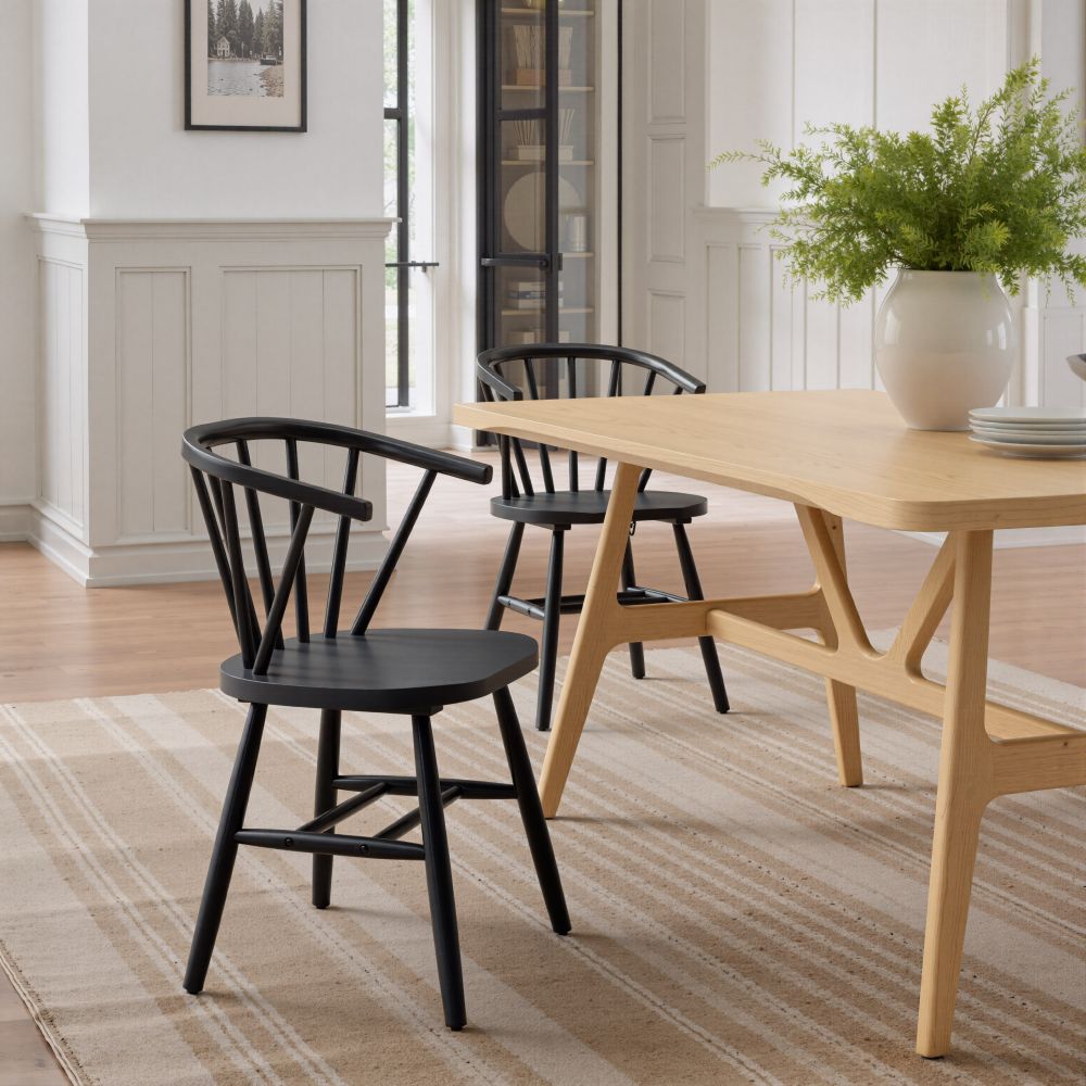 Zuo Modern Stenger Painted Wooden Dining Chair 2PC