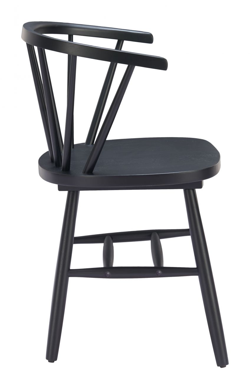 Zuo Modern Stenger Painted Wooden Dining Chair 2PC