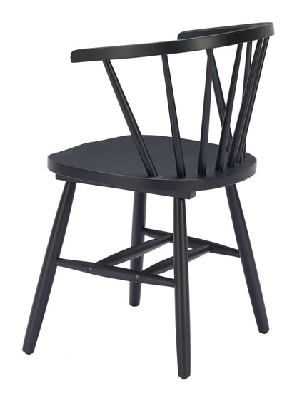 Zuo Modern Stenger Painted Wooden Dining Chair 2PC