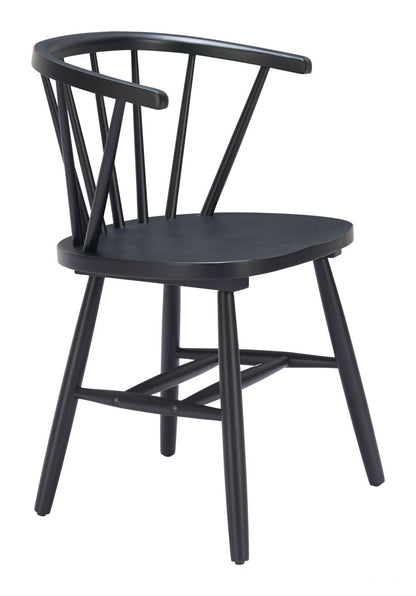 Zuo Modern Stenger Painted Wooden Dining Chair 2PC