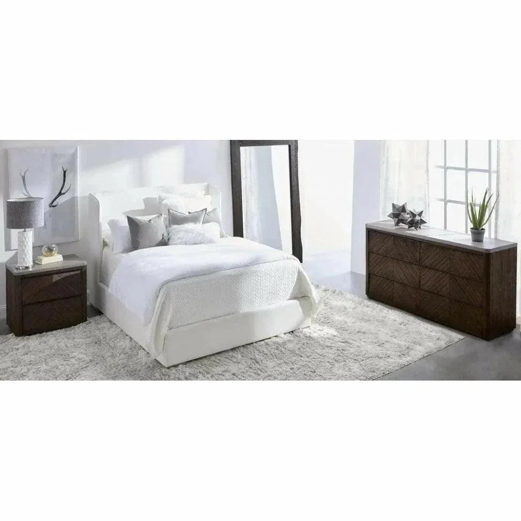 Stewart LiveSmart White Platform Bed Frame - LOOMLAN - Essentials For Living - Beds