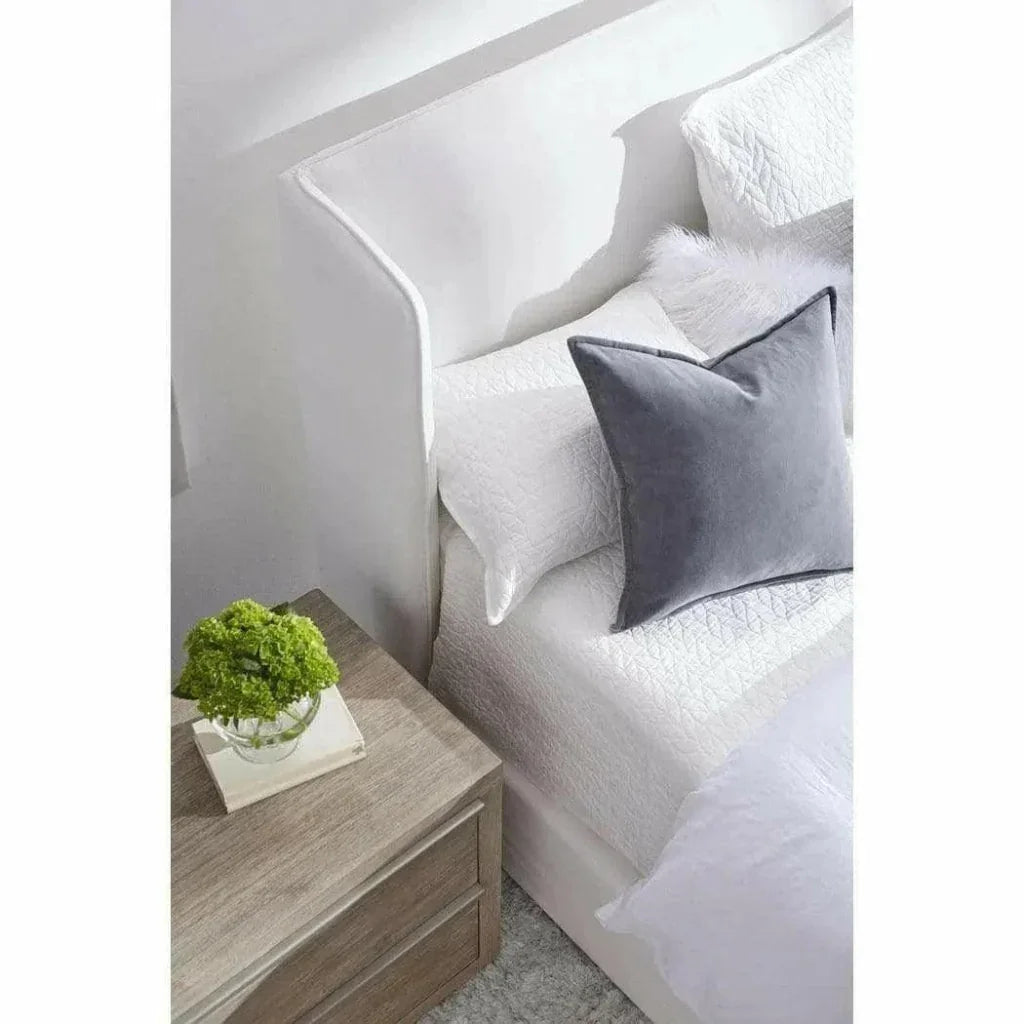 Stewart LiveSmart White Platform Bed Frame - LOOMLAN - Essentials For Living - Beds