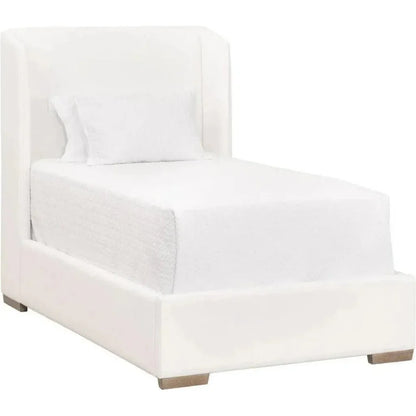 Stewart LiveSmart White Platform Bed Frame - LOOMLAN - Essentials For Living - Beds