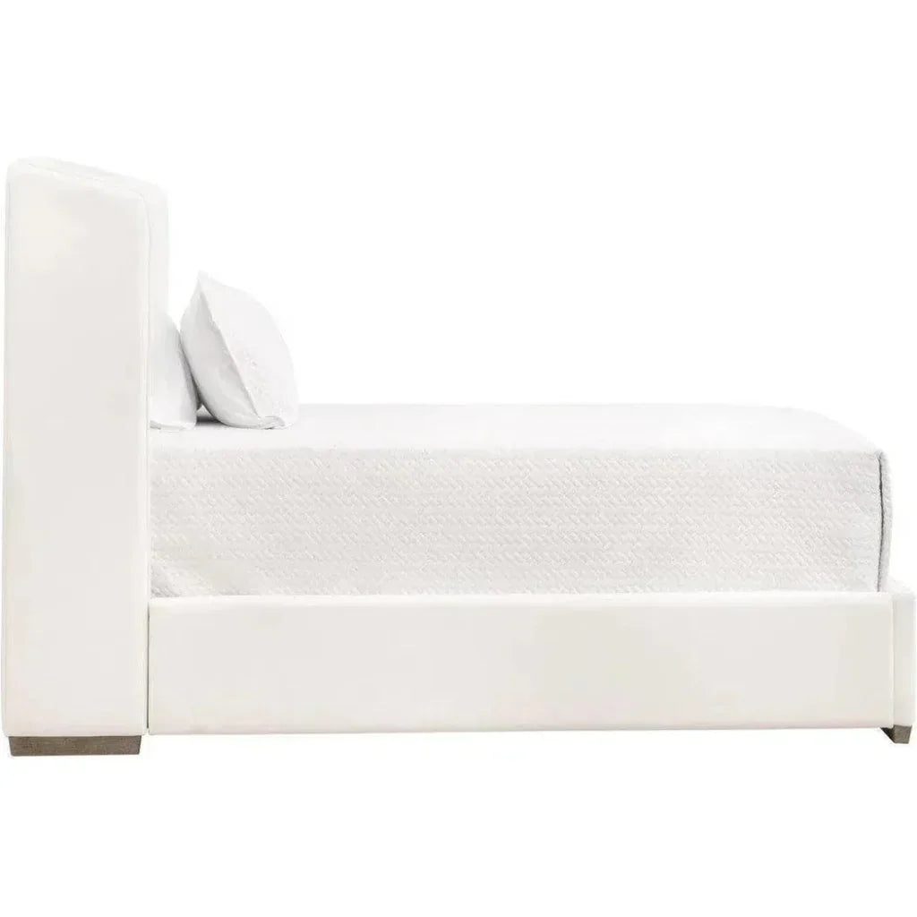 Stewart LiveSmart White Platform Bed Frame - LOOMLAN - Essentials For Living - Beds